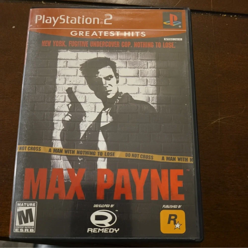 Max Payne (Sony PlayStation 2, PS2) Tested W/Pic, CIB, Authentic
